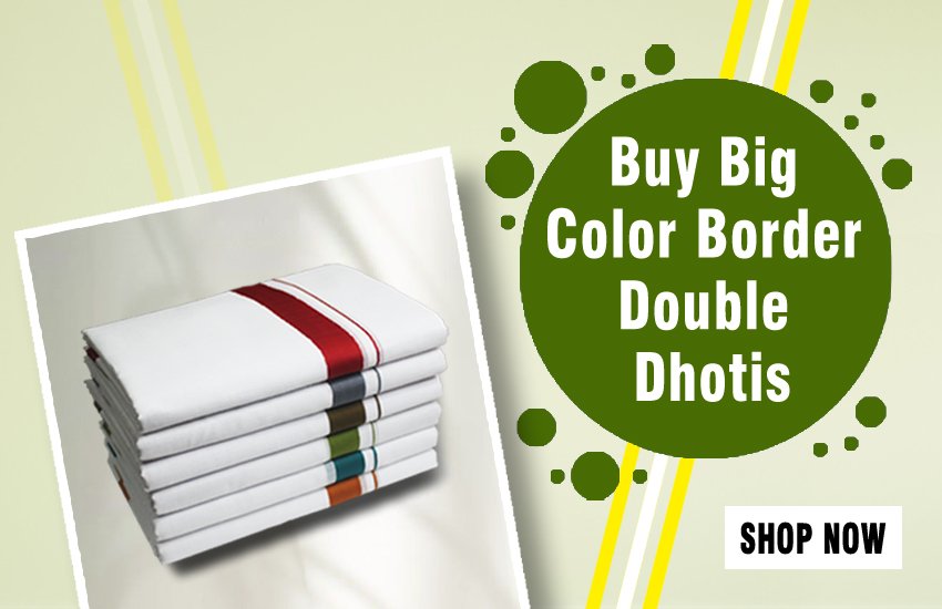 big color border double dhotis 2 mobile size